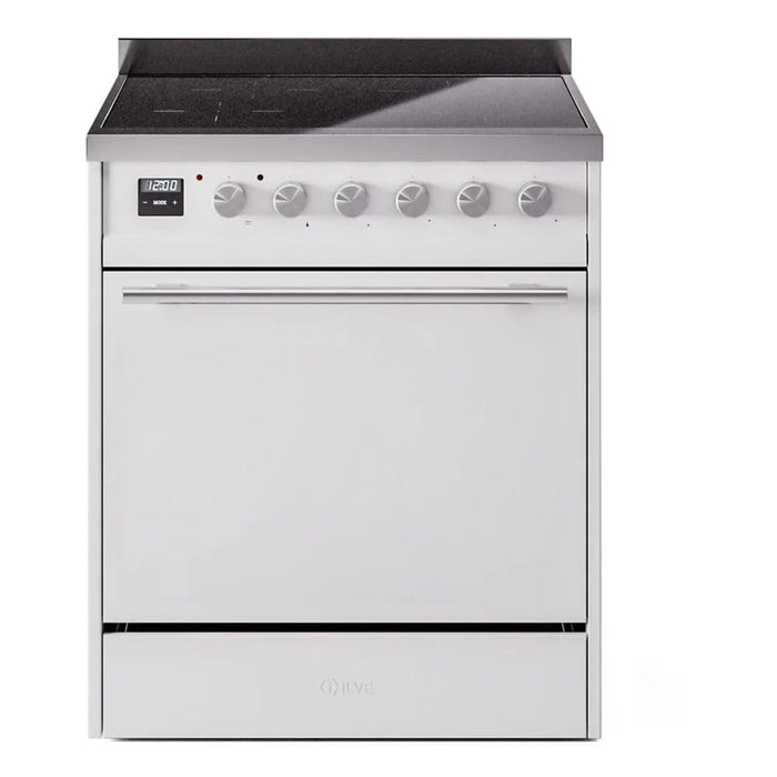 ILVE 30"Professional Plus Induction Range, White UPI304QMPWH