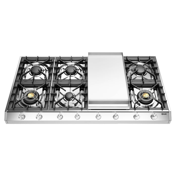 ILVE Professional Plus II 48" Built-In Gas Cooktop UHCP1265FSS