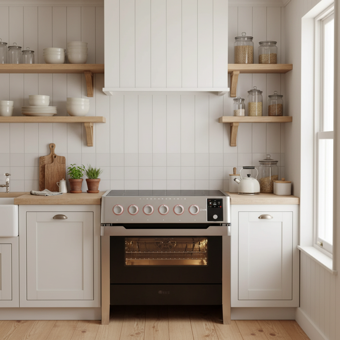 ILVE Panoramagic 36" Induction Range, Stainless Steel UPMI09S3SS