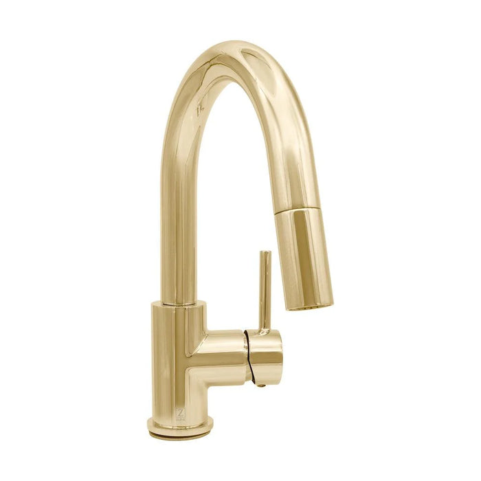 ZLINE Dante Kitchen Faucet In Polished Gold, DNT-KF-PG