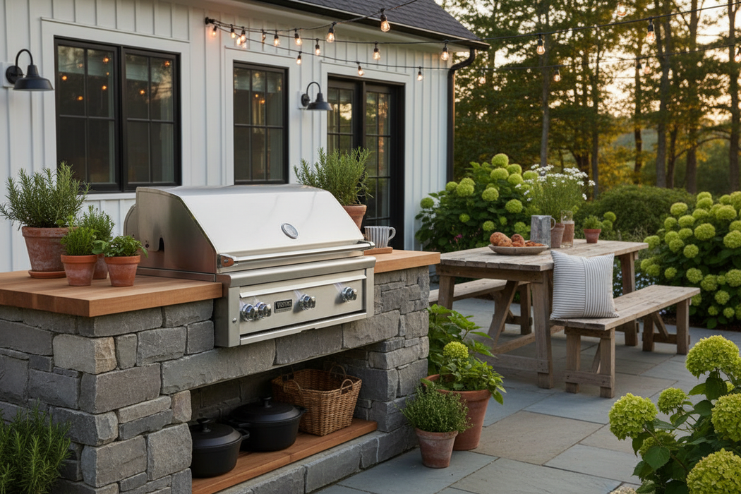 Viking® 5 Series 4-Burner Stainless Steel Built In Natural Gas Grill VQGI5421NSS