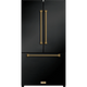 Gordon Ramsay by THOR Kitchen 36"French Door Counter Depth Refrigerator RF3621CTD00-BRZ