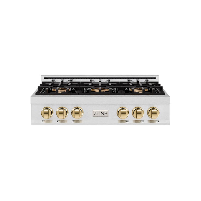 ZLINE 36" Paramount Classic Gas Rangetop DuoPro™ Cooktop PCRTZ-36-G