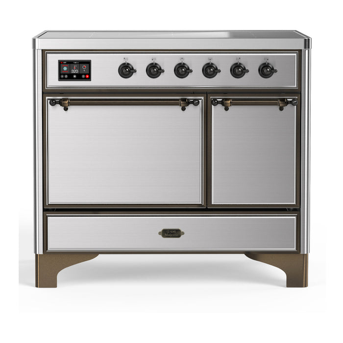 ILVE 40"Majestic III Induction Range, UMDIB40QNR3 — UMDIB40QNR3AWB