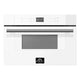 Forno 30" Microwave Drawer White with Antique Brass — FMWDR3000-30WHT