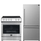 Forno Espresso Package - 30" Elec. Range and Fridge, SS — FBDL-003-01US
