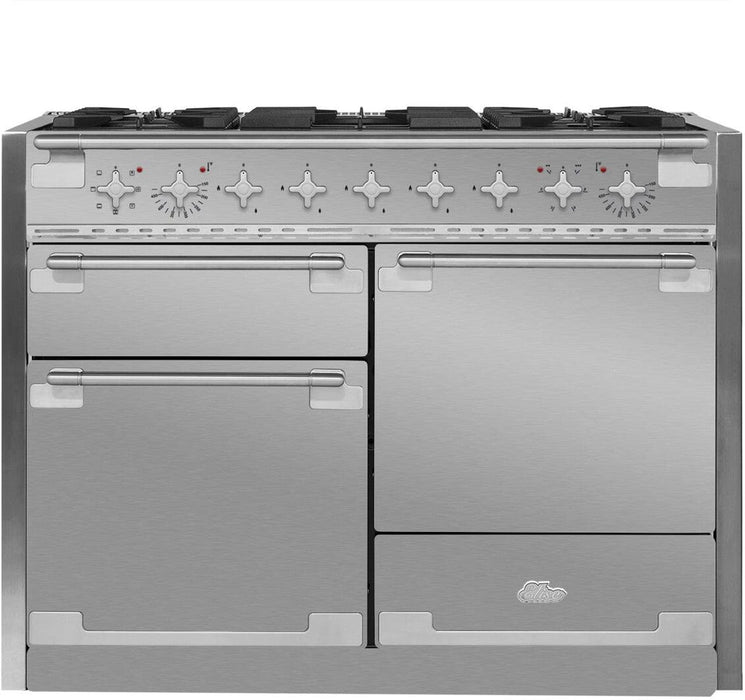 AGA 48" Elise Dual Fuel Range - Stainless Steel AEL481DFSS