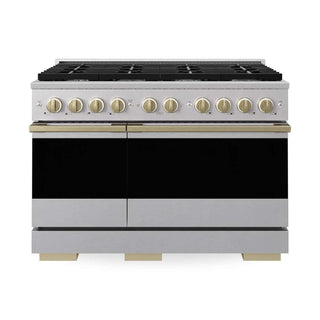 ZLINE Marino Double Oven Dual Fuel Range MDRSZ-48-CB