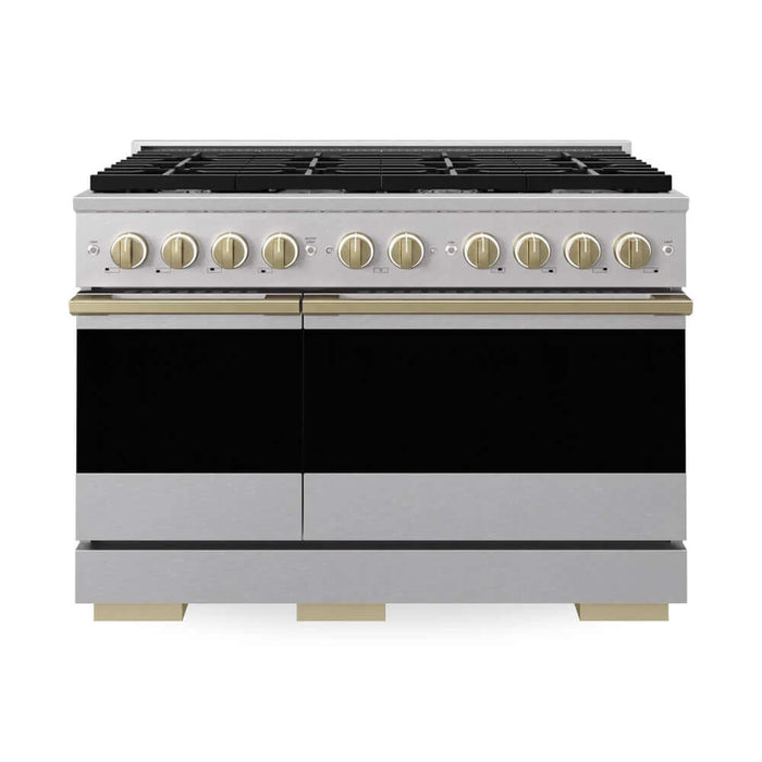 ZLINE Marino Double Oven Dual Fuel Range MDRSZ-48-CB