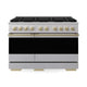 ZLINE Marino Double Oven Dual Fuel Range MDRSZ-48-CB