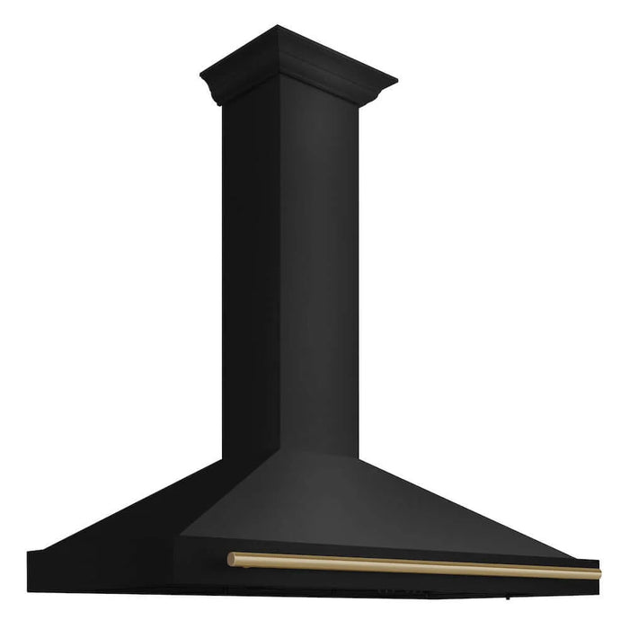 ZLINE Convertible Black Stainless Steel Wall Mount Range Hood BSKB4Z-48-CB
