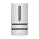 ZLINE Autograph Edition 36" Counter-Depth French Door Refrigerator,  Ice Maker, Fingerprint-Resistant Stainless Steel RFMZ-36-FMB