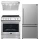 Forno Espresso Package - 30" Elec. Range, Range Hood and Fridge, SS — FBDL-001-01US