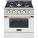 Kucht 30” Pro-Style Kitchen Dual Fuel Range - KDF302-W-Gold