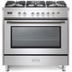 Verona 36" Freestanding Dual Fuel Range VPRFSGE365SS