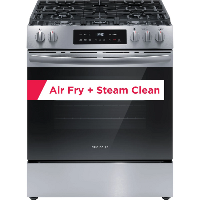 Frigidaire 30" Slide-In Gas Range FCFG3082BS