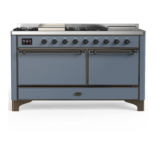 ILVE Majestic III 60" Dual Fuel Range, UM60FSQNR3BG