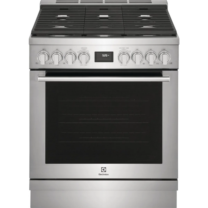 Electrolux 30" Freestanding Gas Range ECFG3068AS