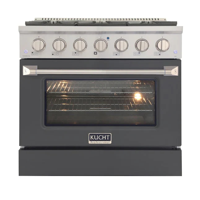 Kucht 36” Pro-Style Kitchen Dual Fuel Range - KDF362-GR