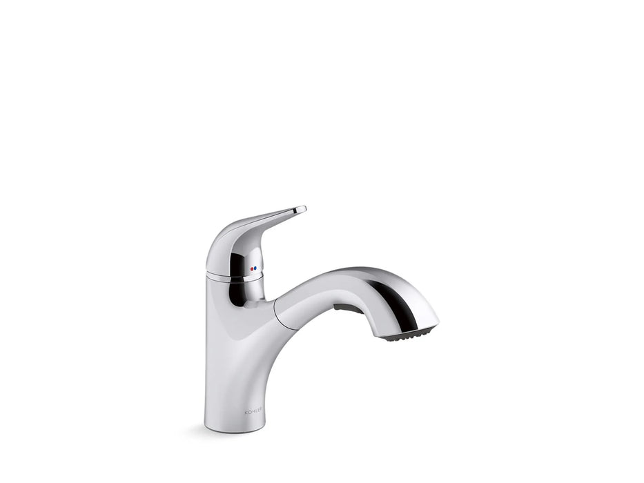 KOHLER Jolt Pull-out kitchen sink faucet, two-function sprayhead K-30612
