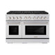 ZLINE 48" Paramount Gas Range DuoPro™ Cooktop, Dual Ovens PSGR48