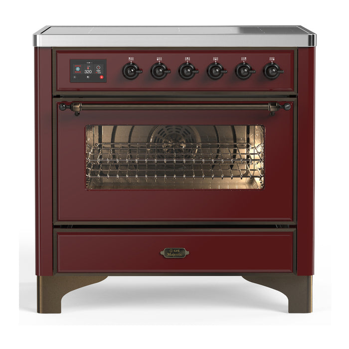 ILVE 36"Majestic III Induction Range, UMIB36NR3 — UMIB36NR3AWB