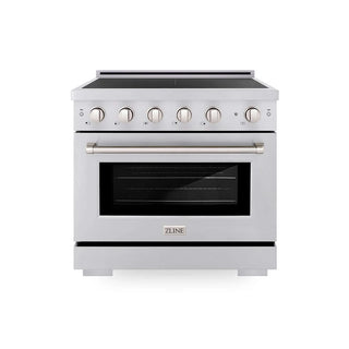 ZLINE 36" Paramount Induction Range, Cooktop, Electric Convection Oven SINR36