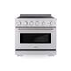 ZLINE 36" Paramount Induction Range, Cooktop, Electric Convection Oven SINR36