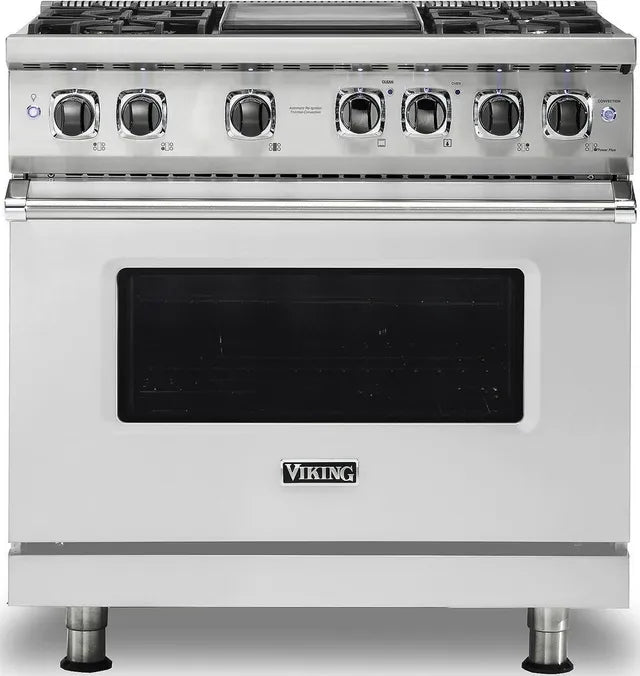 Viking® Professional 5 Series 36" Pro Style Dual Fuel  Range VDR5364GSSLP