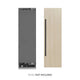 ZLINE 24" Panel Ready Column Refrigerator, Graphite Gray Interior Matte Black RBCRVZ-24-MB
