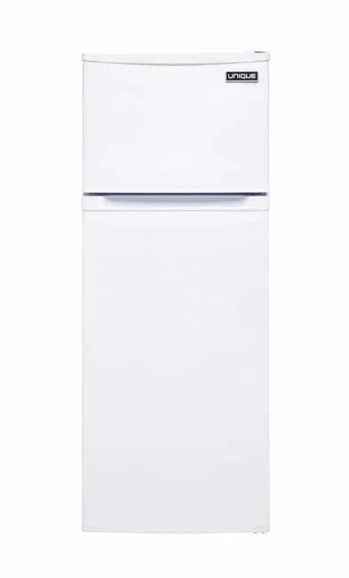 UNIQUE 22.8" Freestanding Top Freezer Refrigerator - Solar, UGP-170L W