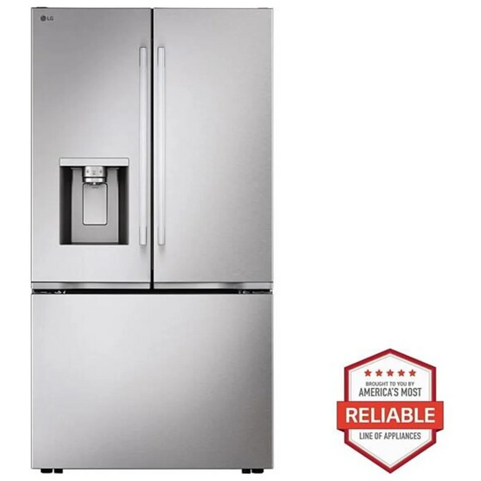 LG 36" Counter-Depth MAX™ Freestanding French Door Smart Refrigerator, LF24Z6530S