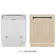 ZLINE Autograph Edition 24" Tall Tub Dishwasher, Custom Panel Ready, Matte Black DWMTZ-24-MB