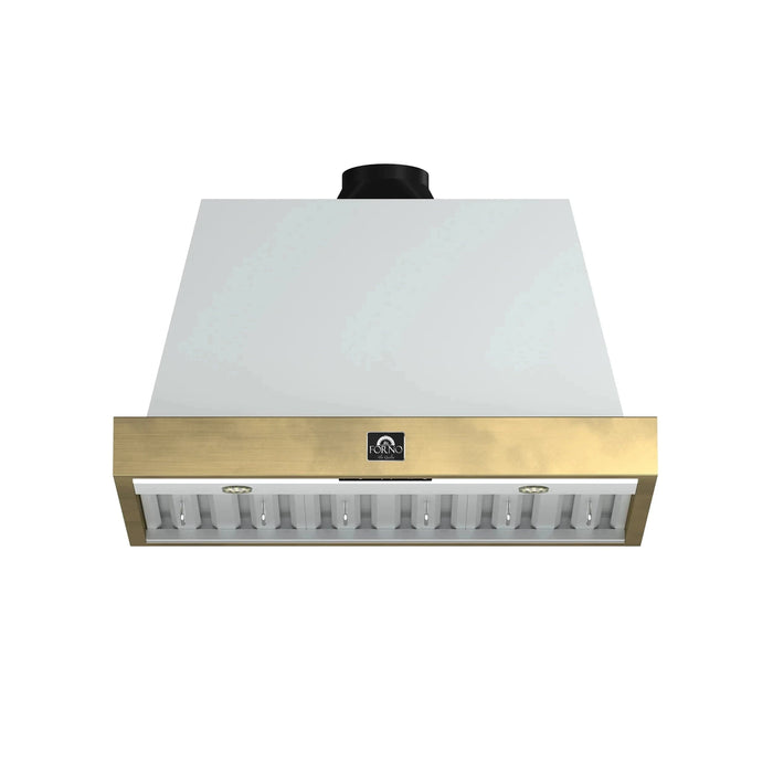 FORNO Vittorio 36" Wall Mount Range Hood FRHWM5078-36WHT