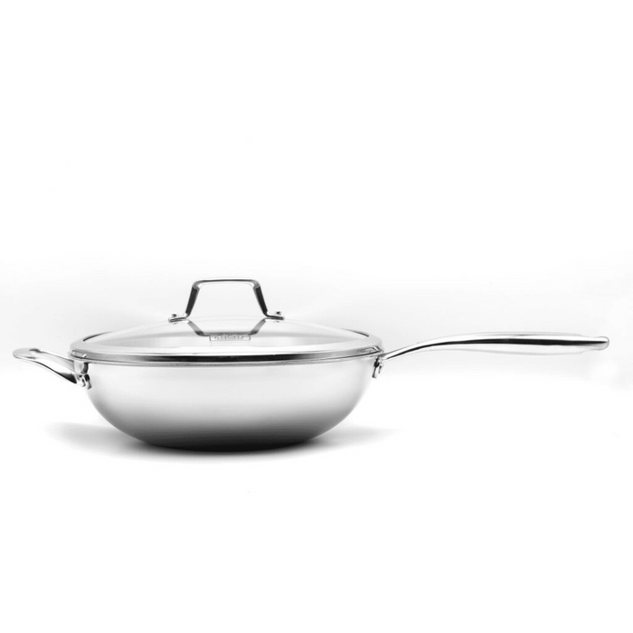 Kucht 3-Ply Stainless Steel WOK with Lid KW309