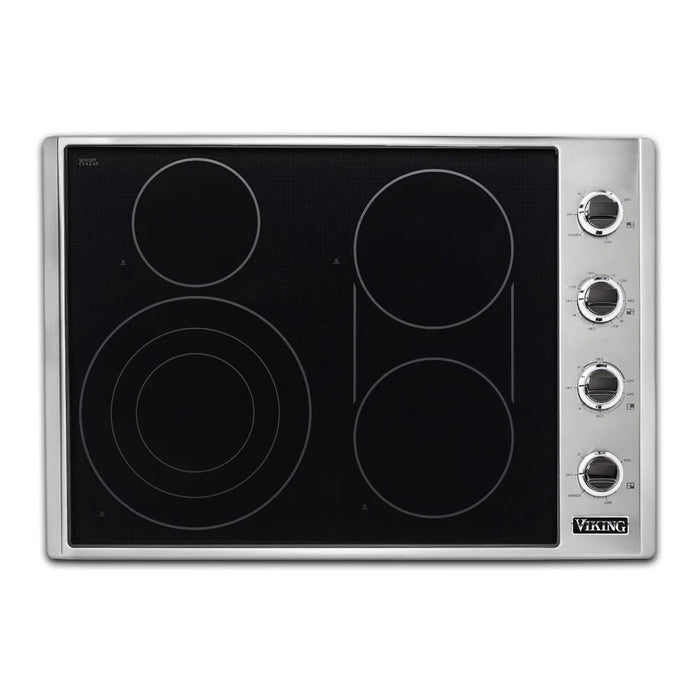 Viking® Professional 5 Series 30" Stainless Steel Electric Cooktop VECU53014BSB