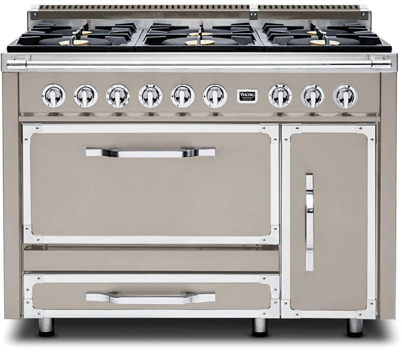 VIKING Tuscany Series 48" Dual Fuel Range, Pacific Grey TVDR4816BPG