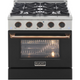 Kucht 30" Freestanding Dual Fuel Range KDF302- K-Gold