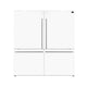Forno Espresso Milano 62" Side-By-Side Refrigerator — FFFFD1787-60WHT