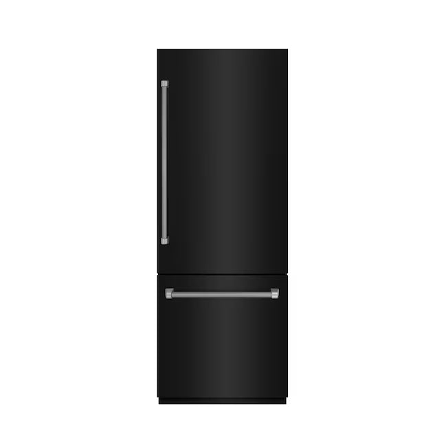 ZLINE 30" Wide Built-In Bottom-Freezer Refrigerator, Ice Maker GRBIVL-BS30-KST