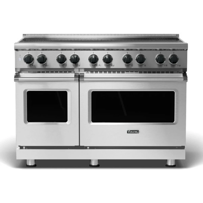 Viking® 5 Series 48" Stainless Steel Pro Style Induction Range VIR54836BSS