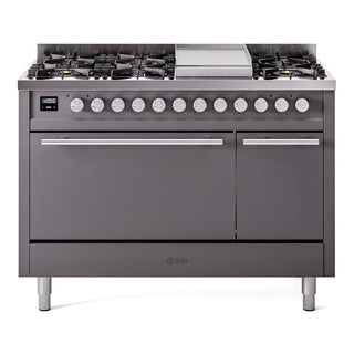 ILVE 48" Professional Plus Dual Fuel Range UP48FQMP