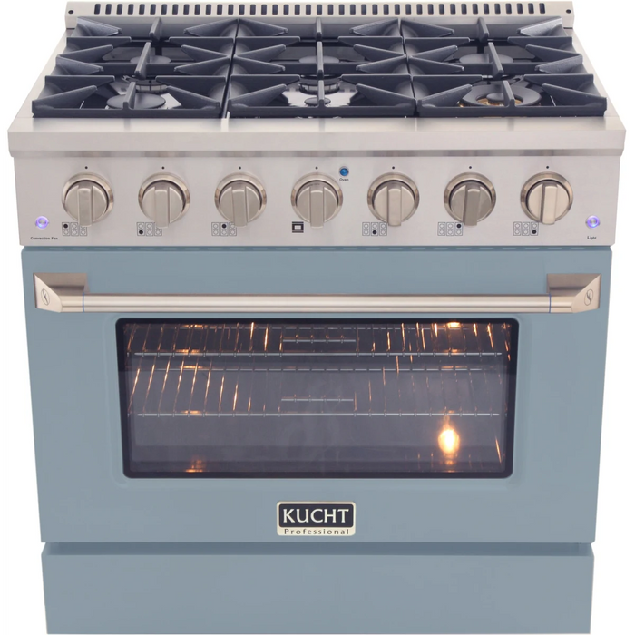 KUCHT 36" Freestanding Gas Range, KNG361-LE