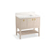 KOHLER Seagrove by Studio McGee 36" bathroom vanity cabinet, sink, quartz top K-35026 — K-35024-LWG