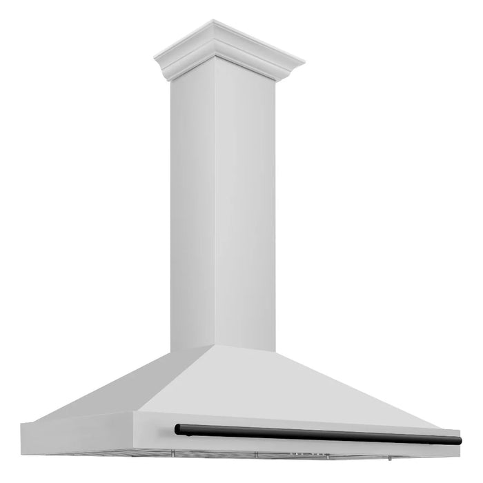 ZLINE 48" Autograph Edition Stainless Steel Range Hood, Matte Black KB4STZ-48-MB