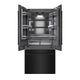 ZLINE 36" Panel Ready Built-In Bottom Freezer Refrigerator,Water Dispenser, Ice Maker, Black Stainless Steel,Graphite Gray, GRBIV-BS-36