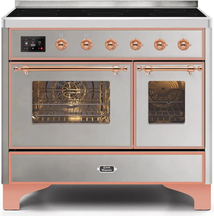 ILVE  Majestic II 40" Induction Range Stainless Steel Copper Trim UMDI10NS3SSP