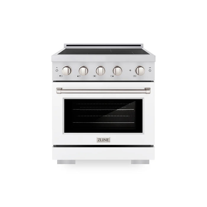ZLINE Paramount Induction Range, Cooktop, Electric Convection Oven, Satin Stainless Steel SINRS-WM
