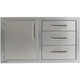Alfresco 32" Combo Door Plus Drawers, AXEDDCL