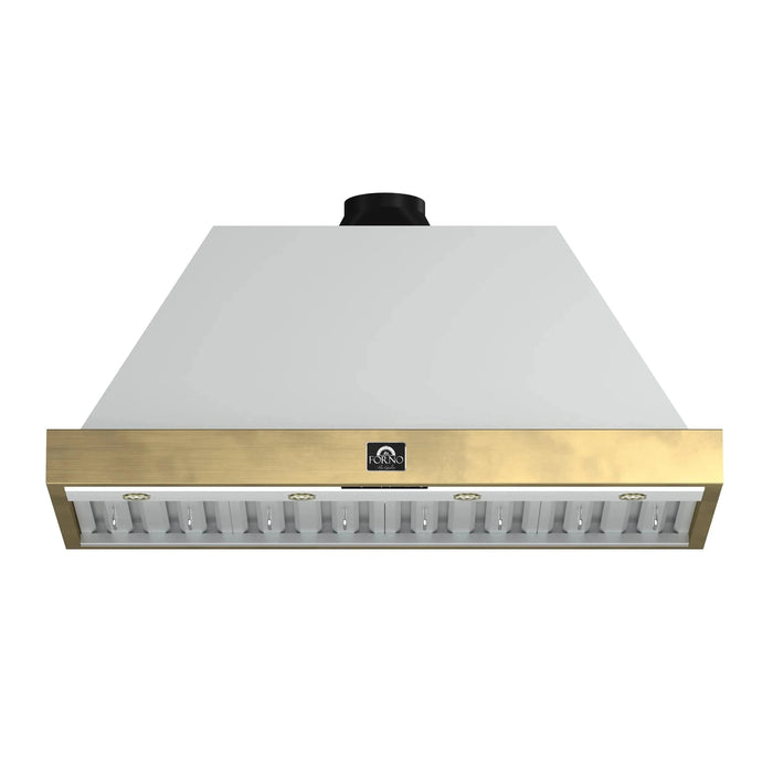FORNO Vittorio 48" Wall Mount Range Hood FRHWM5078-48WHT